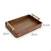 Table Plate Rectangle Tray for Restaurant Dessert Dinner
