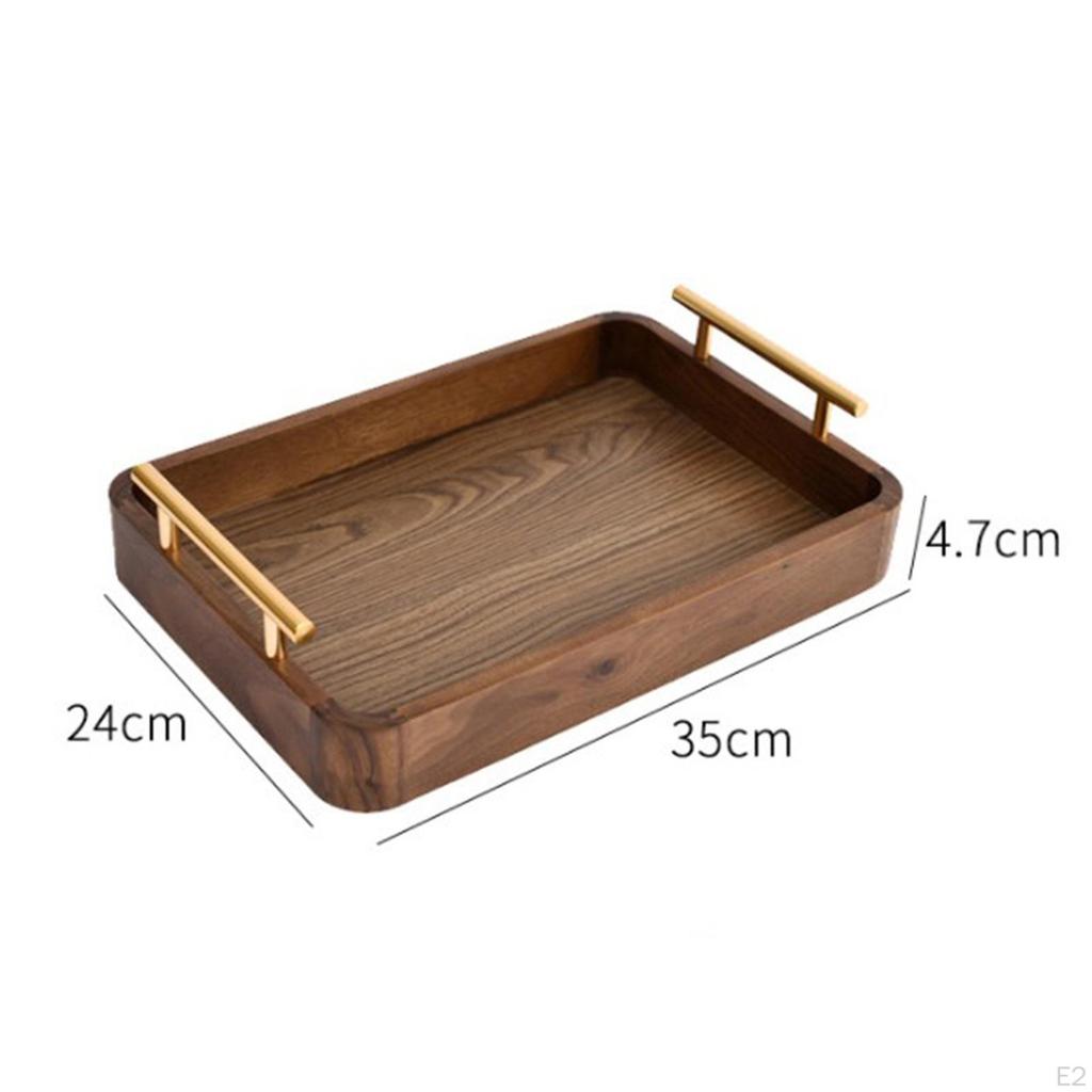 Table Plate Rectangle Tray for Restaurant Dessert Dinner
