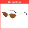 Gafas de Sol Ojo de Gato Mujer Hombre Uv400 Polarizadas Montura Metálica Para Moda Casual
