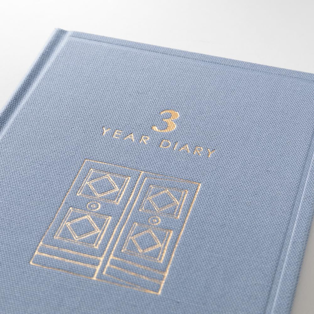 Midori Diary, 3-Year Use, Mini, Blue-Purple, 12711006