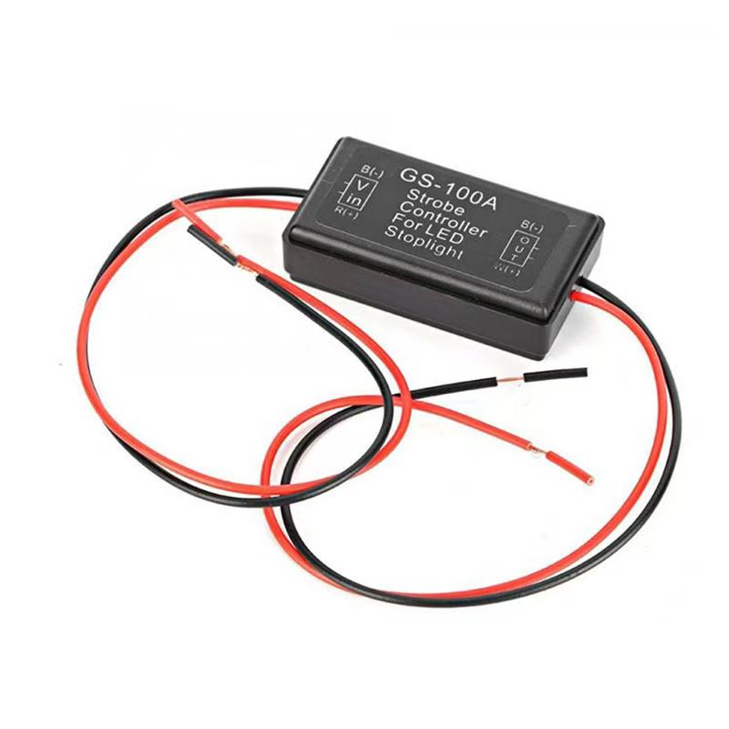

GS-100A Car LED High Brake Light Controller LED Light Controller Motorcycle Stop Light Strobe Flash Flashing Controller Box