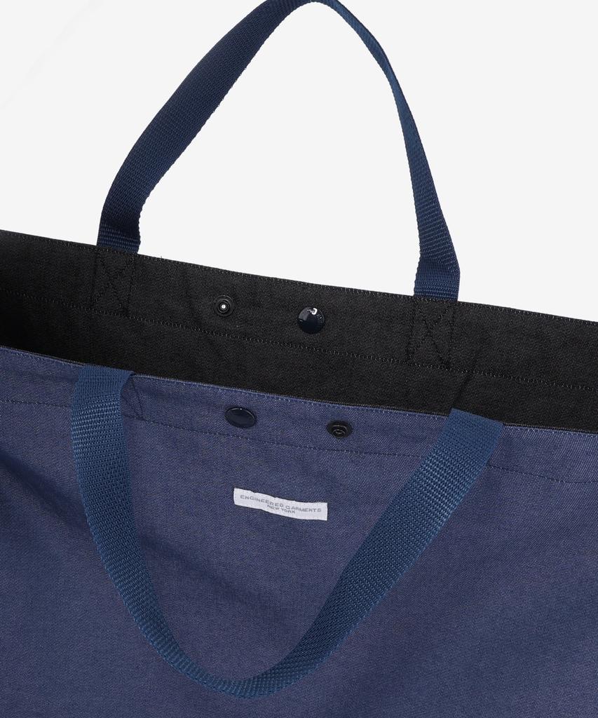 Engineered Garments Carry All Reversible Tote Bag - Indigo / Qt278Zt210