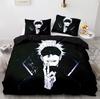 3D Anime Jujutsu Kaisen Satoru Gojo Christmas Gift King Twin Double Child Bedding Set Microfiber or Polyester Duvet Cover Set