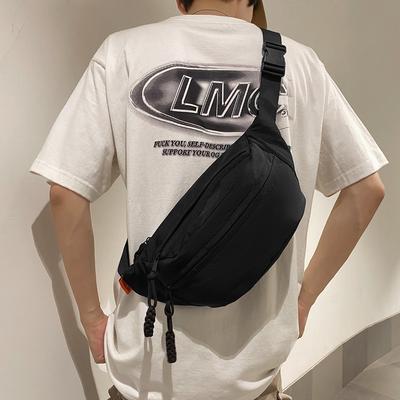 Breast Bag Men's Casual Large-capacity Messenger Bag Trendy Sports Backpack Women's Light Riding Personalized Trendy Bag