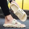 Men's Summer Large Size Non-slip Deodorant Breathable Slippers Spring Soft Sole Thick Heel Beach Slippers