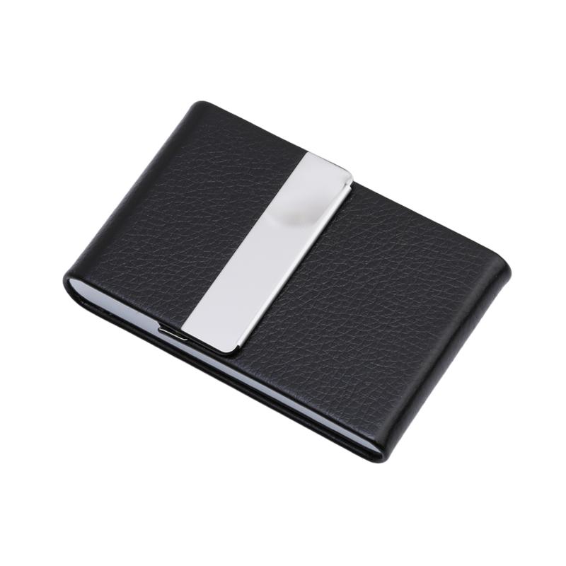 Dámské kreativní pouzdro na vizitky Přenosné pouzdro na jmenovky z PU