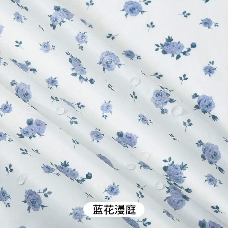 0.5m/1m/2m Thin Waterproof Down Jacket Printed Fabric for Winter Vests Children's Clothing Decorative Cloth DIY Sewing Fabrics