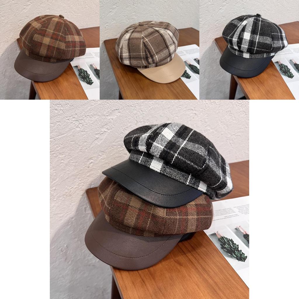 Classic Style Wool Cap For Women With Warmth And Sunshade For Fall And Winter