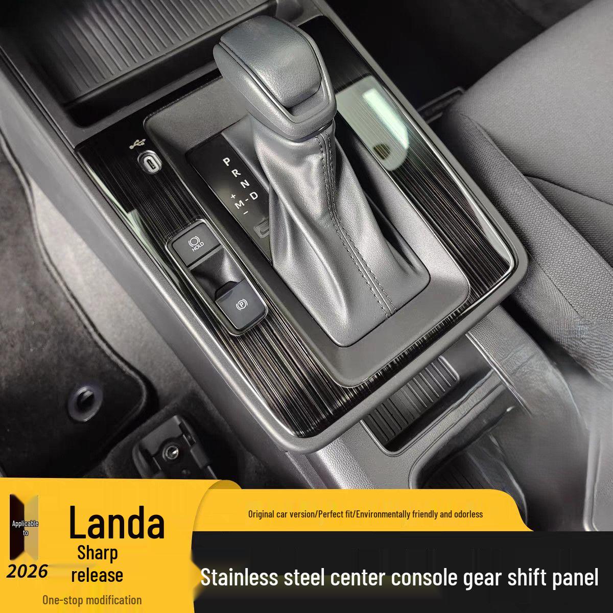 

Fits 26 Fenglanda Ruifang Models: Gear Shift & Door Armrest Protection Sticker for Interior Modification. Black Brushed