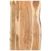 Tabletop Solid Acacia Wood 100x(50-60)x3,8 Cm