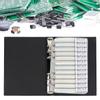 1206 Series 80 Value Capacitors Assortment Kit Electron Components Sample Book Black Capacitor Book