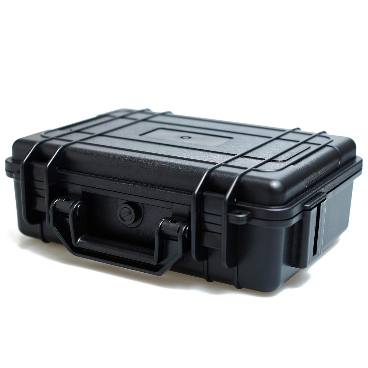 

Большой безопасный жесткий ящик для инструментов, защитный водонепроницаемый противоударный ящик для инструментов, герметичный ящик для хранения камеры и дрона, сухой ящик для оборудования чёрный