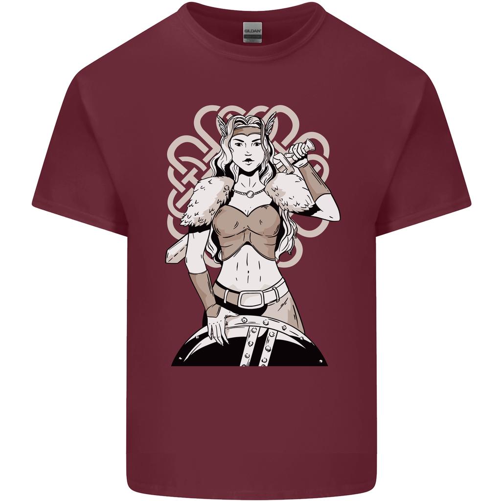 A Female Viking Shield Maiden Warrior Unisexs Light Cotton TShirt