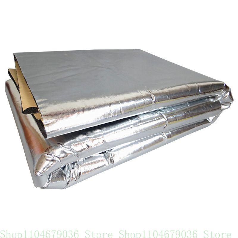 Aluminum Foam Sticker Sound Heat ulation Cotton Engine Hood Heat ulation Sound Deadener Pad Universal Accessories