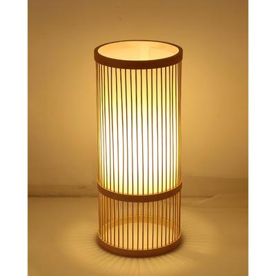 Table lampTable lightBamboo wovenJapanese styleDiameter 18cmHeight 42cmE26Finished productLEDIndirect lightingMain Unit Only (bulb Not Included)