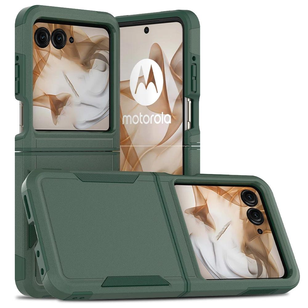 Heavy Duty Armor OTT-BOX Phone Case For Motorola Moto Razr 70 60 50 Razr 2026 2025 2025 Enhanced Shockproof Bumper Protect Cover