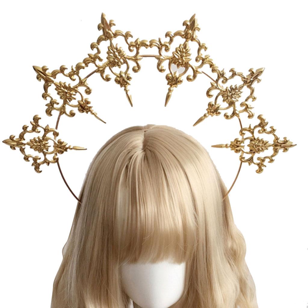 Sun Godmother's Hairhoop Virgin Mary Goddess Headband Hair Accessories