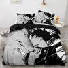 Anime Jujutsu Kaisen Bedding Set Duvet Cover Sheet Printed Bed Set Pillowcase Bed Full Queen King Size Comforter Bedroom