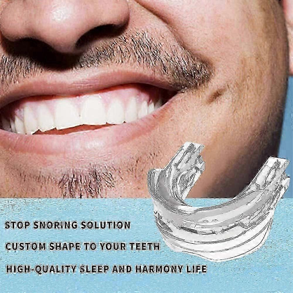 Adjustable Anti Snoring Mouthpiece Guard Anti Snore Sleep Apnea Teeth Grind