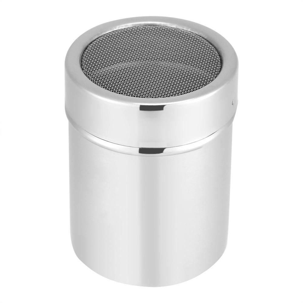 

Stainless Steel Chocolate Shaker Fine Mesh Coffee Powder Shaker Durable Powder Dispenser Cocoa