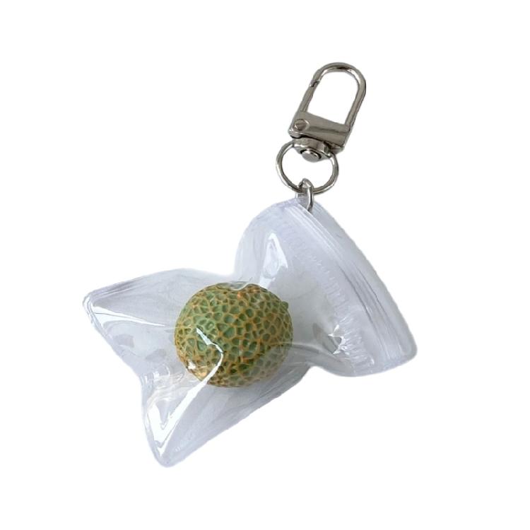 Fruit Inspired Handmade Keychain Phone Charm Korean Trend Style Portable Accessory Decorative Fruit Pendant Keyring