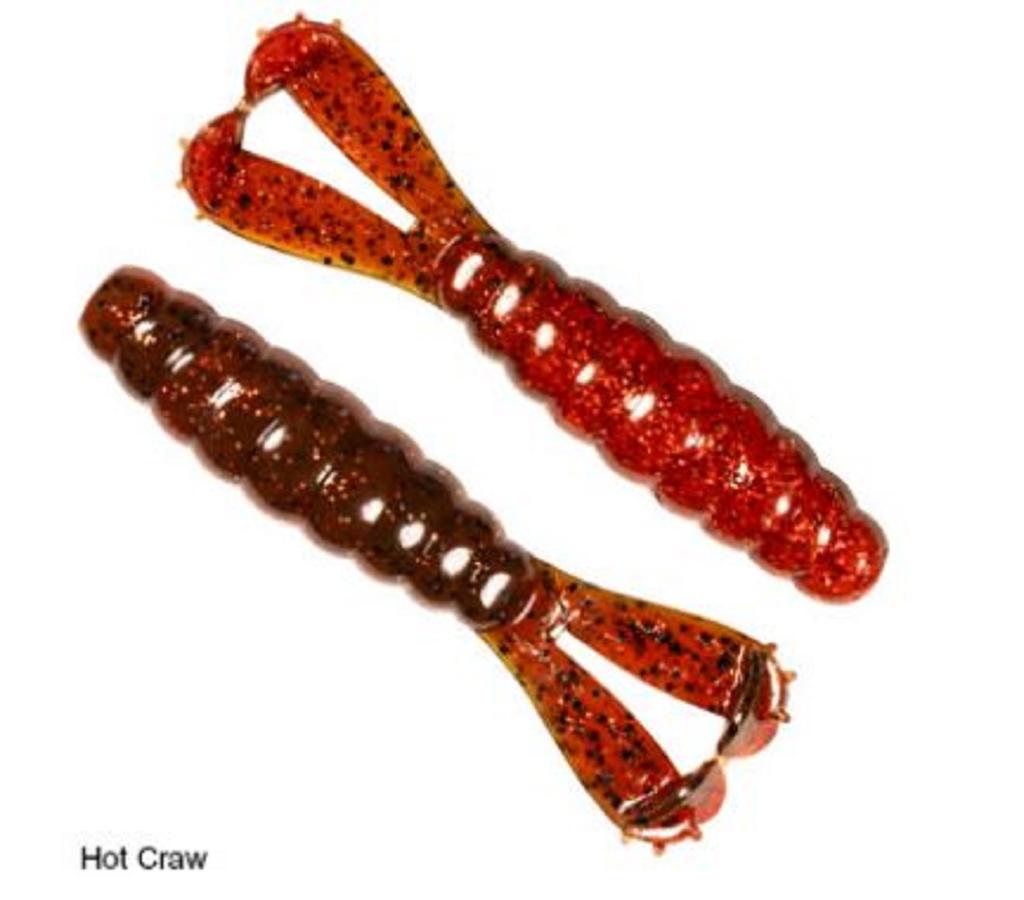 Zman Soft Lure Billy Goat 4.25 Inch 3/Pack Hot Craw (5445)