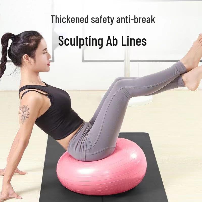 Stability Slimming Yoga Ball: Thickened PVC Explosion-Proof Inflatable Fitness Ball