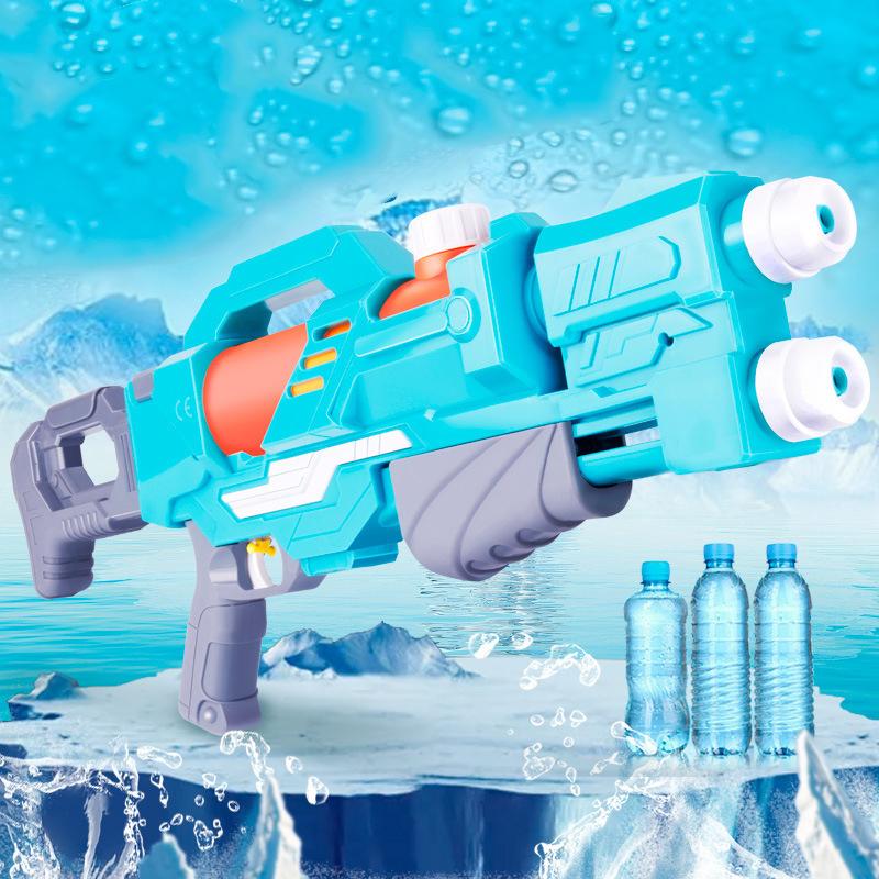 Child Toy Summer Beach Game Outdoor Plastic Realistic Squirt Double Sprinkler Water Guns Toys Kids