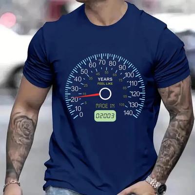 Erkekler İçin Kıyafetler Erkek 40. Doğum Günü Tişörtü 21./30./50./60./70./80. Hız Göstergesi Tişörtleri 40. Hız Göstergesi 1984'te Doğdu Hediye