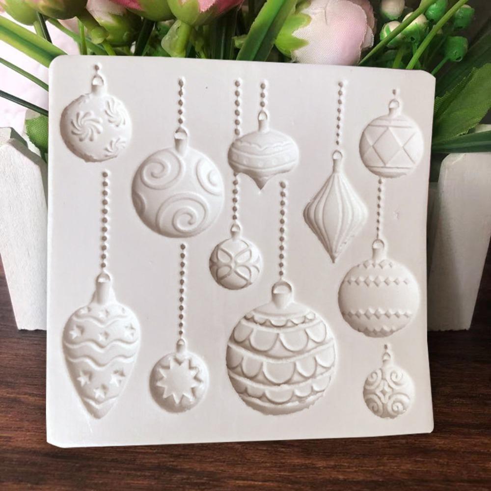 Square Shaped Hot Air Balloon Fondant Silicone Mould Christmas Cake Baking Molds  Candy