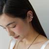 [Worn by Celebrities] (Silver 925) Heart Line Ear Cuff EC3040