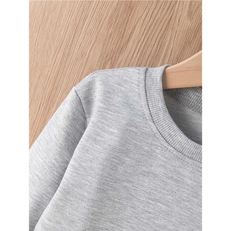 European sizes Halloween Boys Casual Skeleton Ribcage Candy Print Crewneck Sweatshirt Long Sleeve Pullover Graphic Top Kids Birthday Party