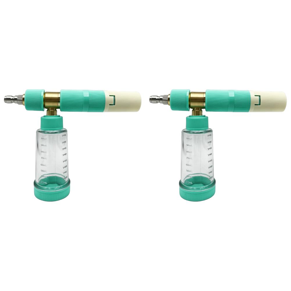 100ml Water Foam Pot with 1/4 Inch Quick Connector Foam Cannon Snow Foam Car Wash Spray Bottle Car Window Cleaning