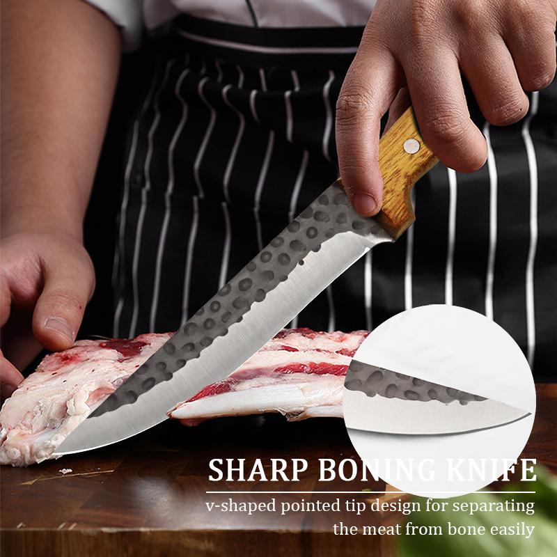 Stainless Steel Special Bone Cutting Knife Sharp Meat Cutting Knife Professional Chef Knife Kitchen Meat Cleaver