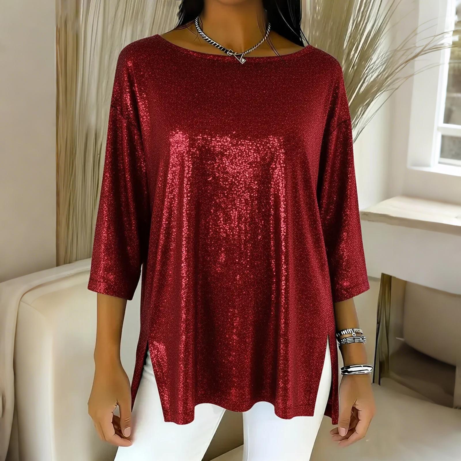 

Женские футболки с графическим принтом, футболки, повседневные базовые топы, пуловеры S красный