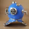 45.72 Cm Blue Scuba Diving Helmet Mark V Deep Diving Divers Helmet Home, Office Decor