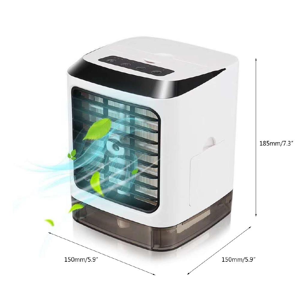 Portable Desktop Air-Cooler Portable Mini Fan Evapolar Humidifier 3 Gear Speed Remote With Remote Control for Home Office