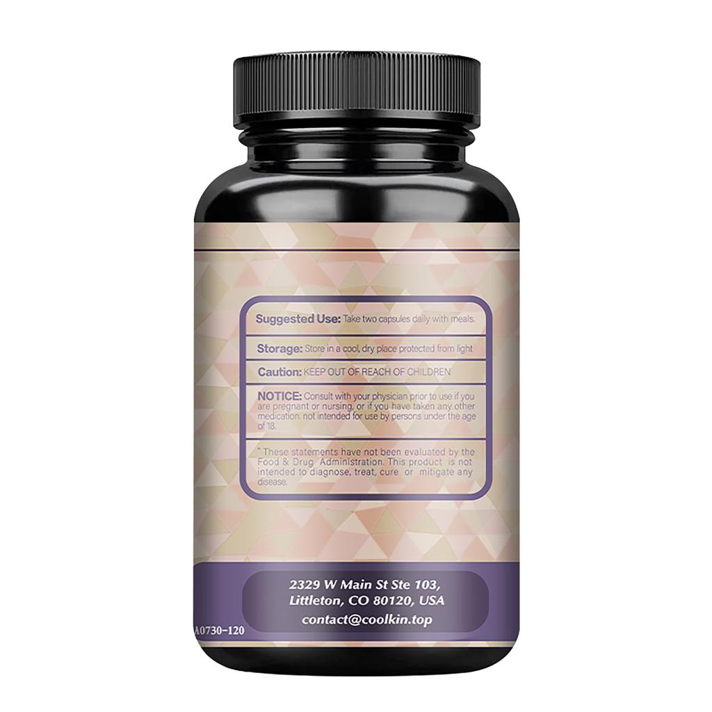Coolkin Premium Grape Seed Extract Capsules, 95% Polyphenols, 100mg, Easily Absorbed, Gluten-Free, Suitable for Both Men and Women.