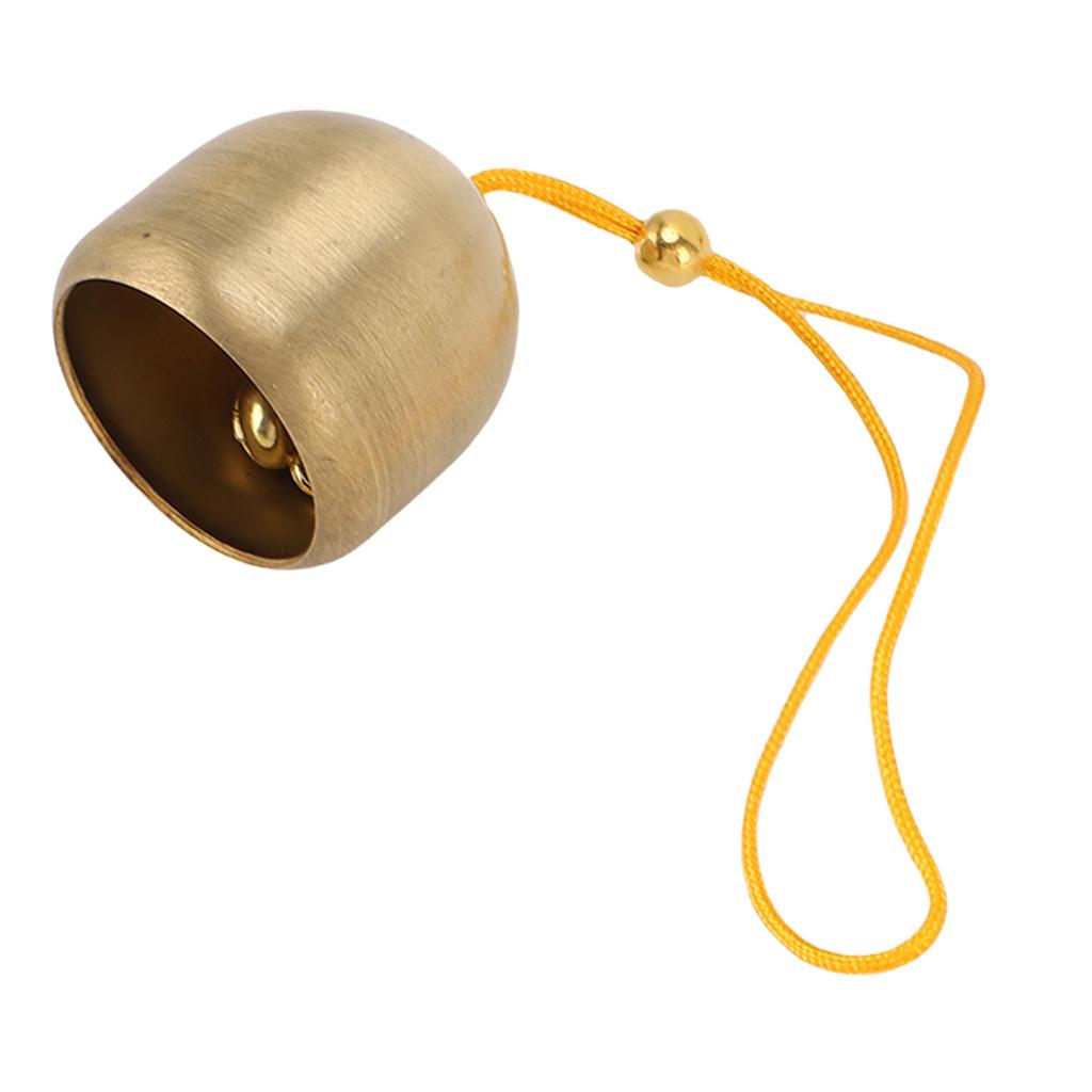 Hanging Bell Brass Clear Crisp Sound Versatile Bag Decor for Students Outdoor Enthusiasts Gift