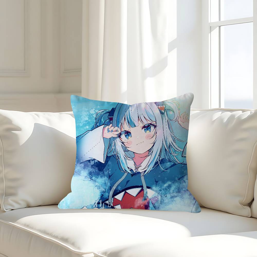 Музыкант G-Gawr G-Gura Наволочка Съемная Моющаяся Наволочка – Всесезонный Мягкий Лен 16x16Inch