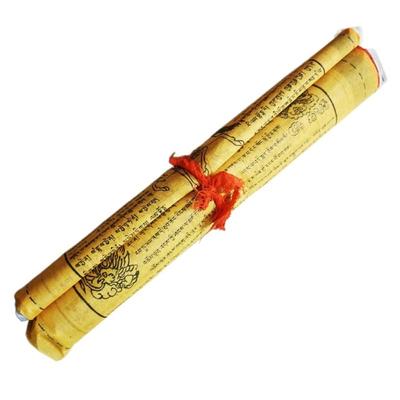 Artificial Silk Buddhist Supplies Banner Scriptures Scene Layout Religious Flags Banners Flags Prayer Flag Garden Flags