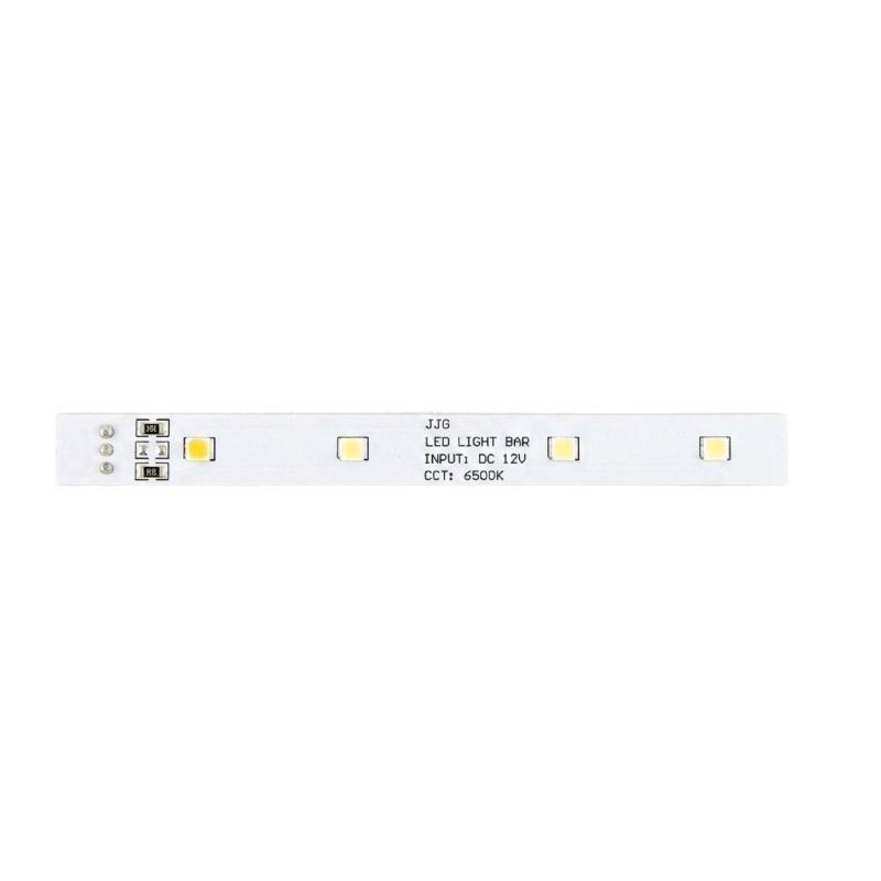 Taśma LED Do Lodówki F521Sn71 Pasek Świetlny DC 12V 6500K Biały Zamiennik 10*1Cm Części Akcesoria Paska Świetlnego Lodówki