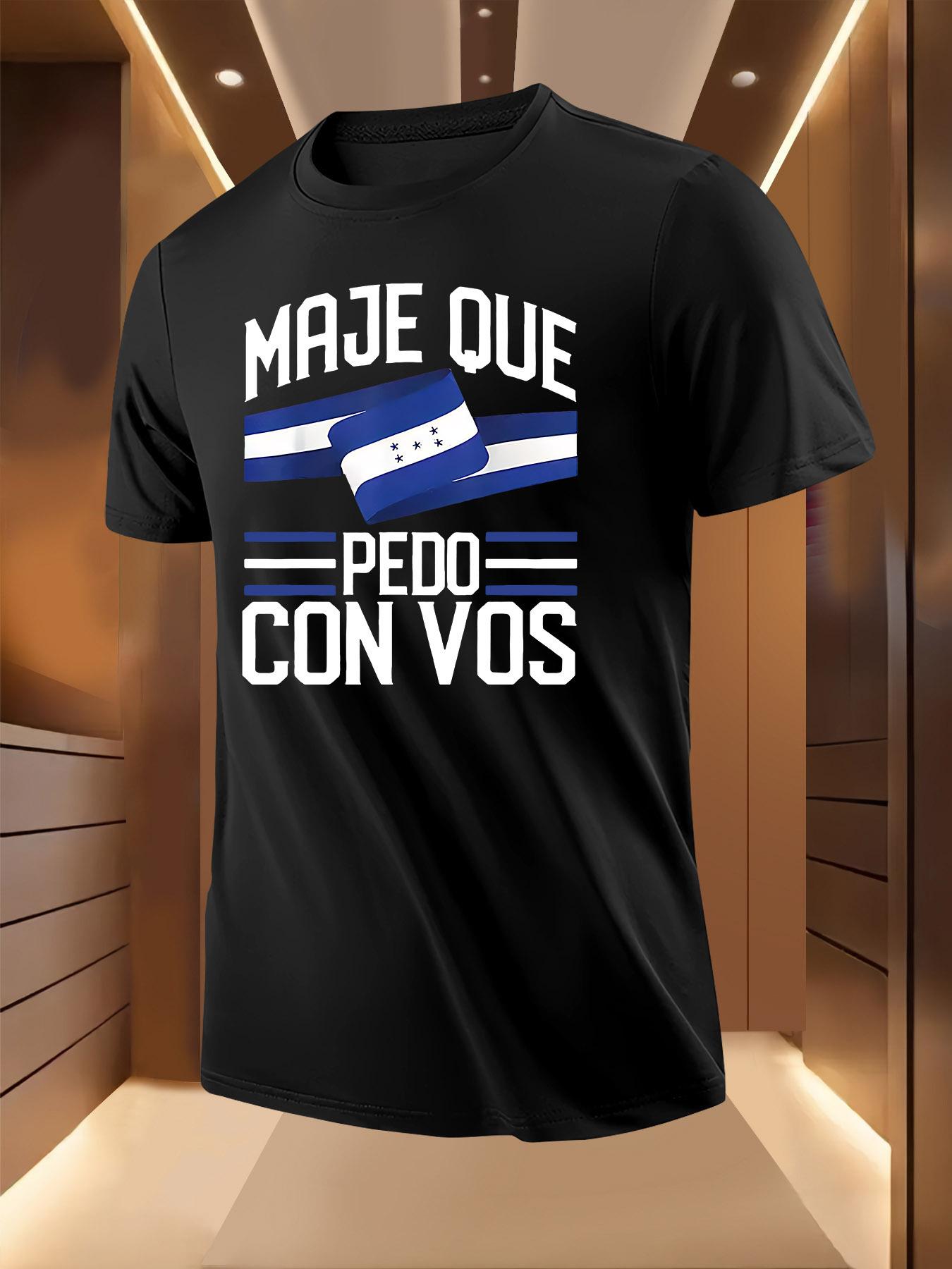 Honduran Flag Print Tshirt - Breathable Lightweight Polye... XL