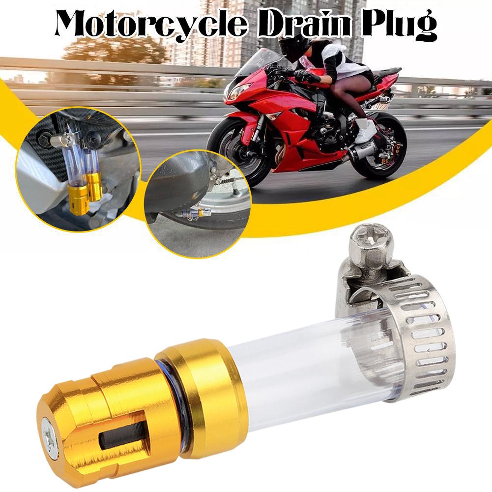 NEW For CNC Air Filter Drain Pipe Z-2391 Is Suitable For Motorcycle Accessories CLICK Alloy Head Plug Universal Motorcycle D0I5