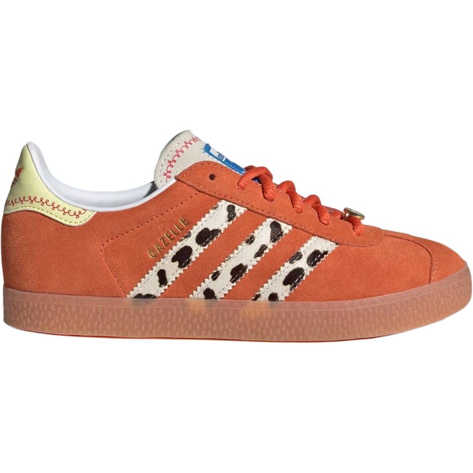 Toy Story x Adidas Gazelle J Jessie Kids Sneakers Orange Cloud-White Gum JI0073