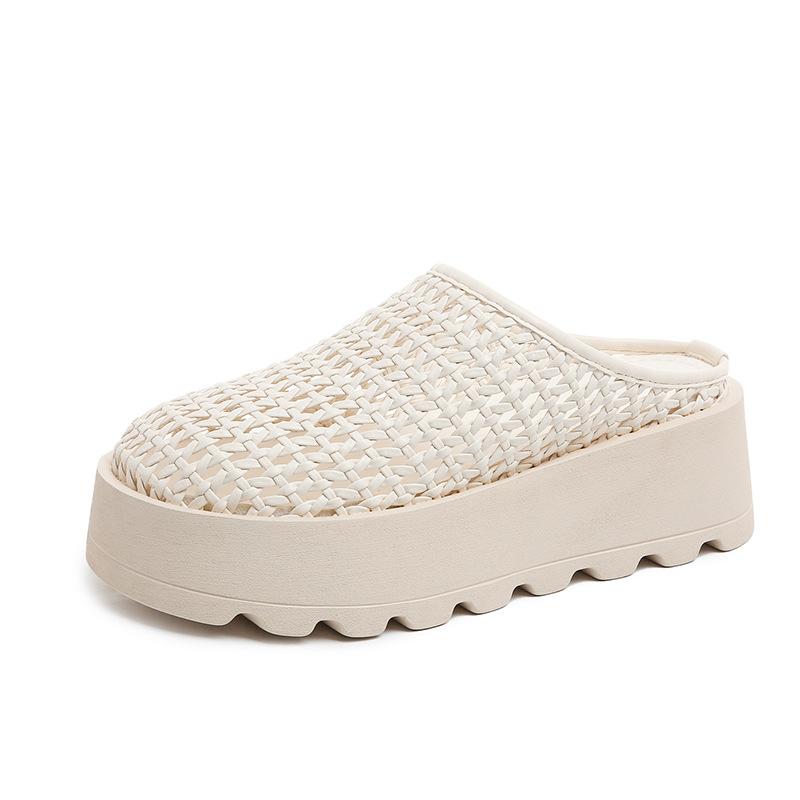 

Fashion Fashion Casual Women Shoes Summer New Round Toe Flat Shoes Thick Soled Non Slip Women s Slippers Comfor Simple Women s Sandals 35