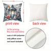 1 Pieces Winter Scene Pillows With Birds And Lanterns Polyester pillowcase, sofa decorative cushion cov Headboard Pillow