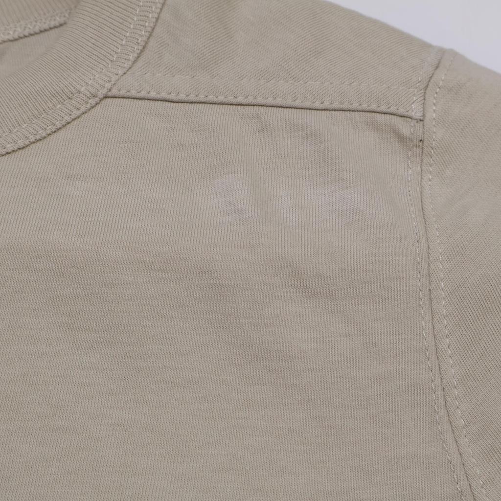 Rick Owens Cropped Level T-shirt RP01C5235-JA tops 38 beigeUsed