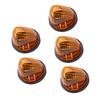 Top Clearance Running Light Waterproof 12V Amber Lens Cab Marker Light  Fit Enhanced Visibility for Yacht for RV