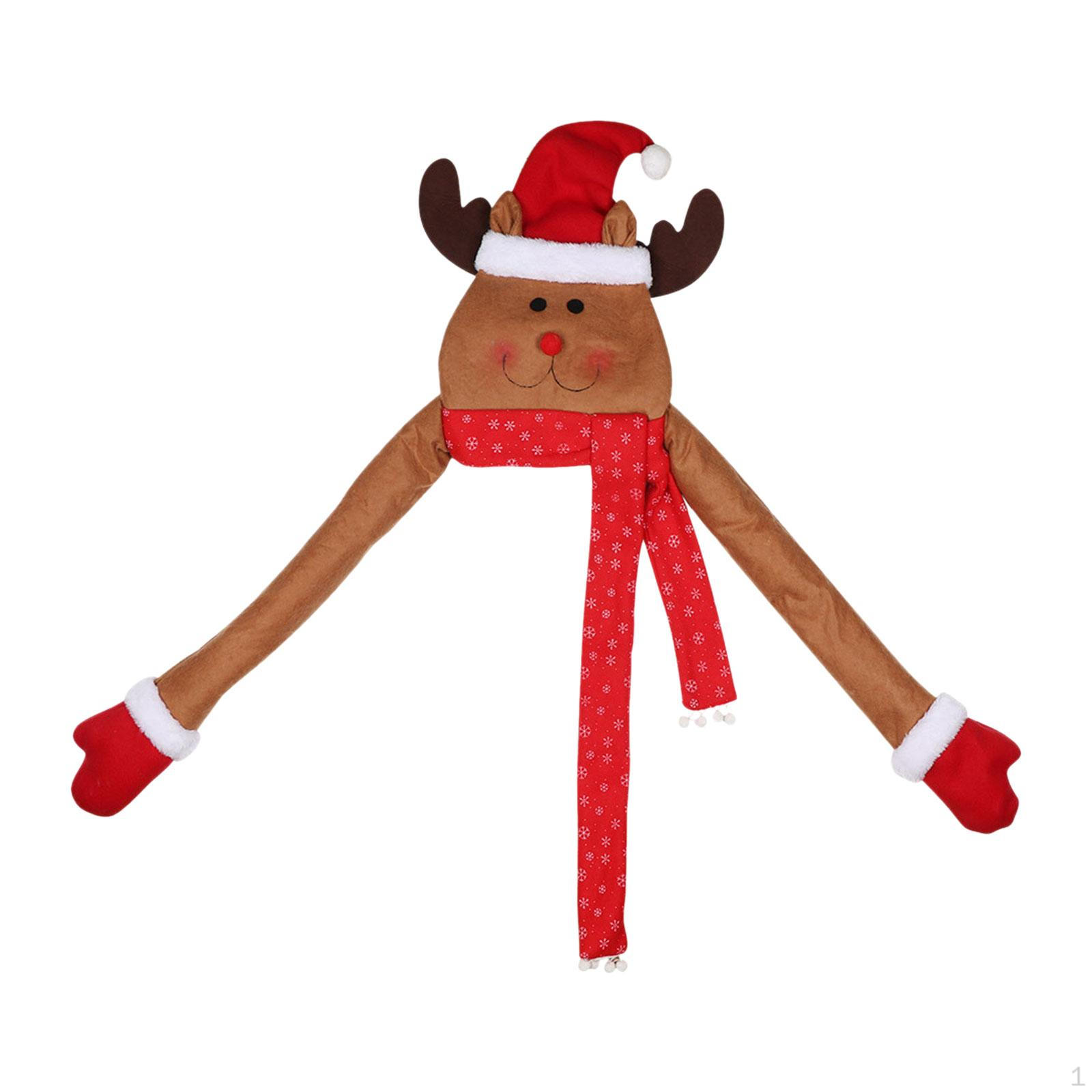 

Holiday Topper Elk Tree Top Hat Decoration Ornament for Party Year